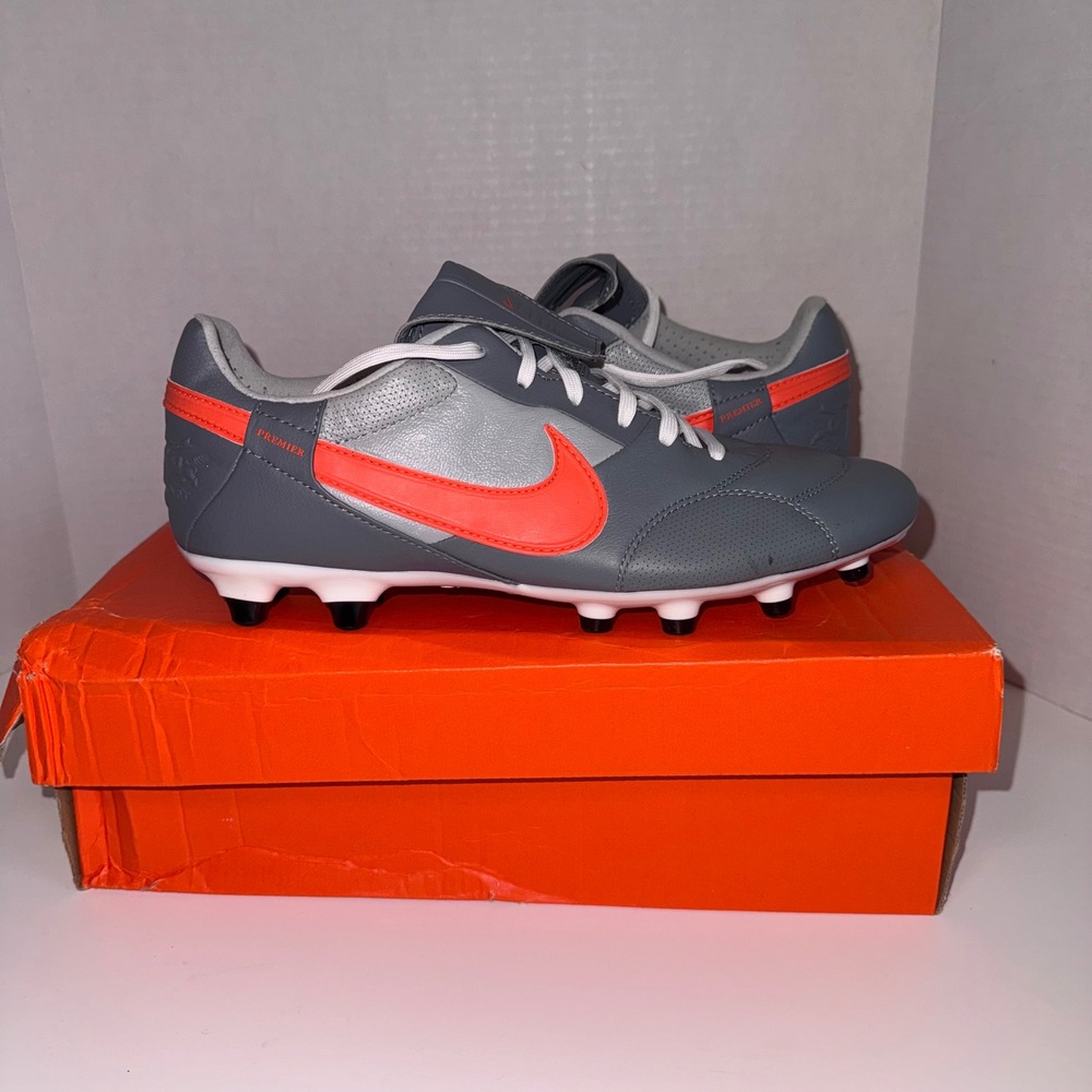 Nike Premier 3 FG Soccer Cleats Smoke Grey NIB Unisex Mens 8.5 Women's 10